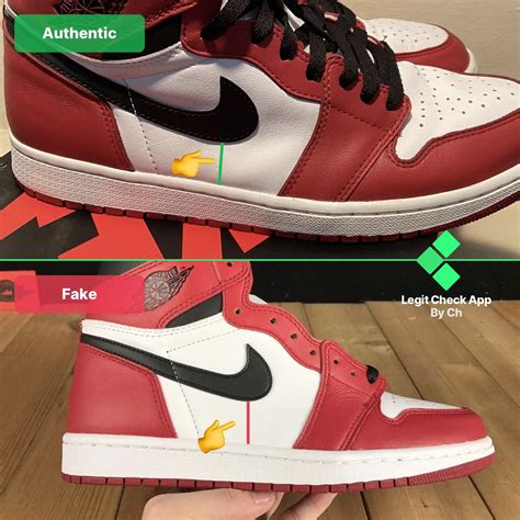 nike air jordan original vs fake|jordan 1 lost and found.